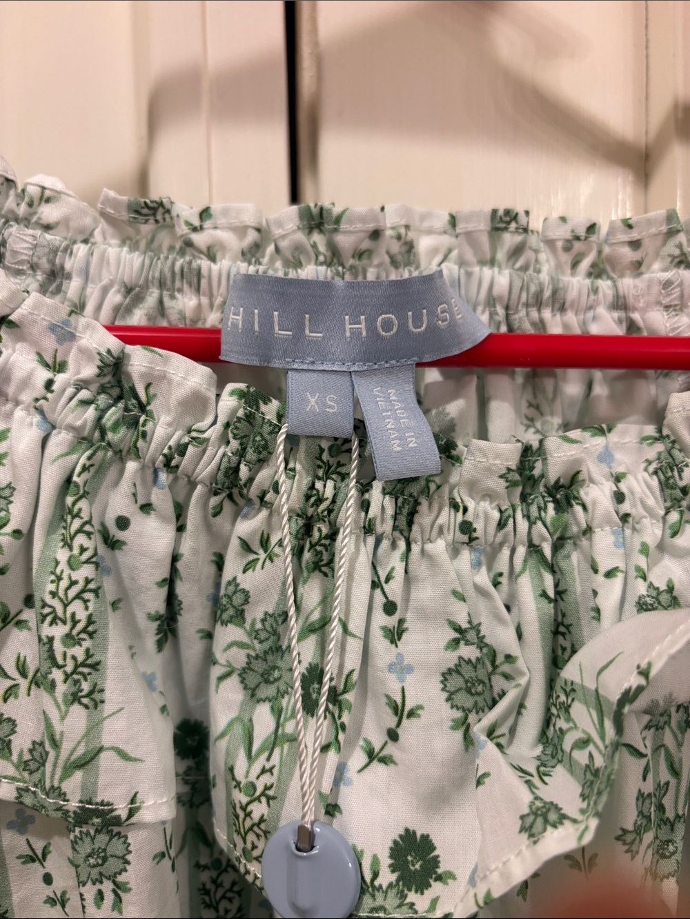 Women’s Hill House Two-Piece Green Floral Short Set - Picture 3 of 6
